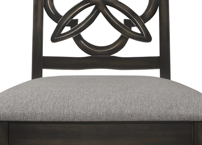 Hilara - Side Chair (Set of 2) - Dark Brown.