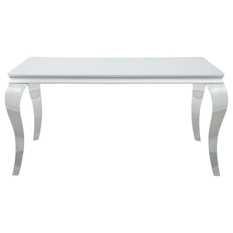 Carone - Rectangular Glass Top Dining Table - Dining Tables - Grand Furniture GA