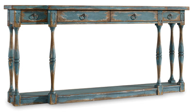 Sanctuary - Four-Drawer Thin Console Table.