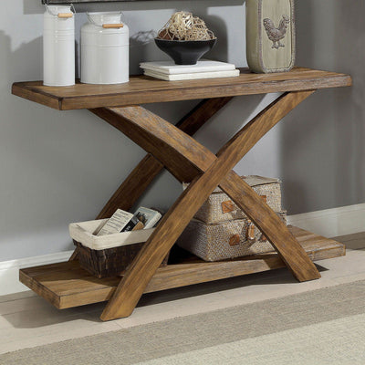 Bryanna - Sofa Table - Antique Light Oak - Grand Furniture GA