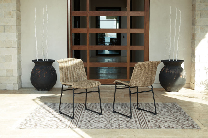 Amaris - Brown / Black - 5 Pc. - Dining Set.