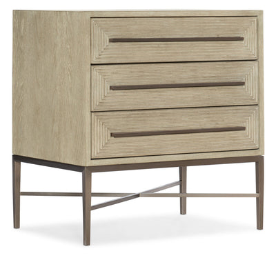 Cascade - 3-Drawer Nightstand.