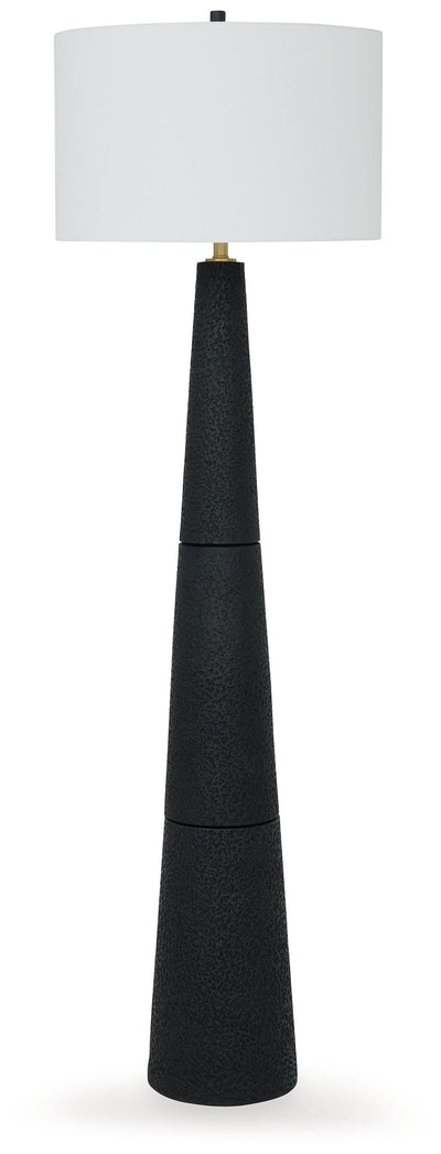 Hallburg - Black - Poly Floor Lamp.