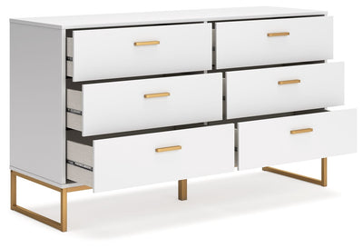 Socalle - Two-tone - Six Drawer Dresser