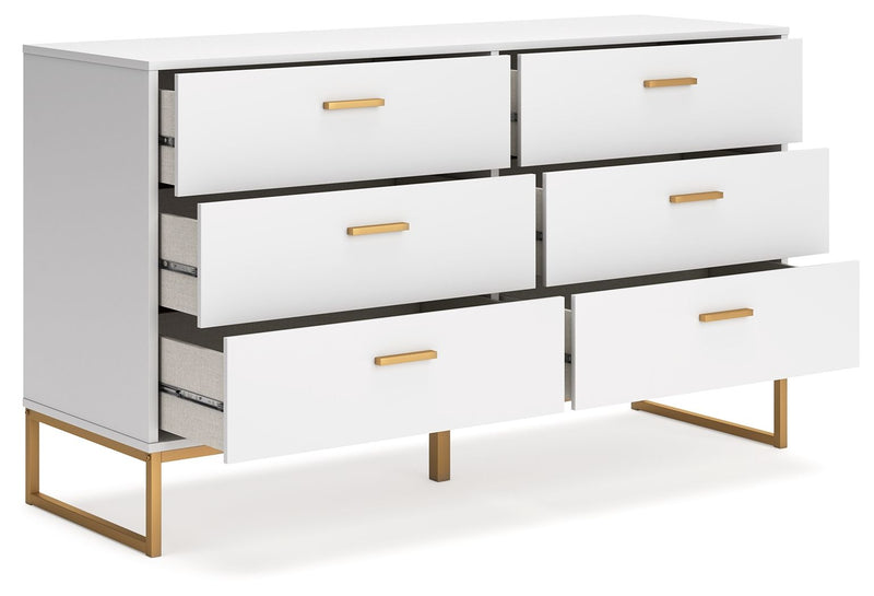 Socalle - Two-tone - Six Drawer Dresser