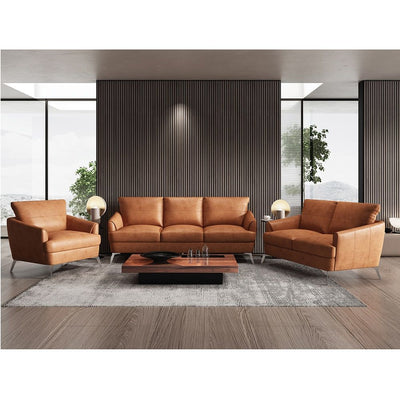 Safi - Sofa - CapPUchino Leather - Grand Furniture GA