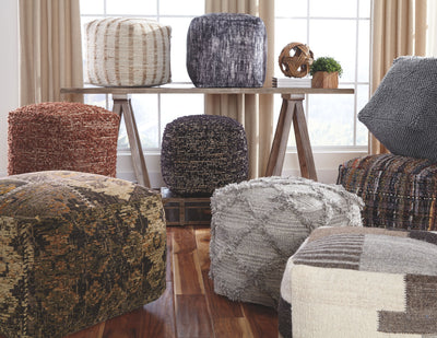 Adelphie - Gray - Pouf.