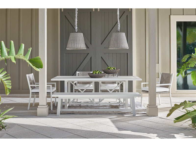 Coastal Living Outdoor - Tybee Dining Bench - White.