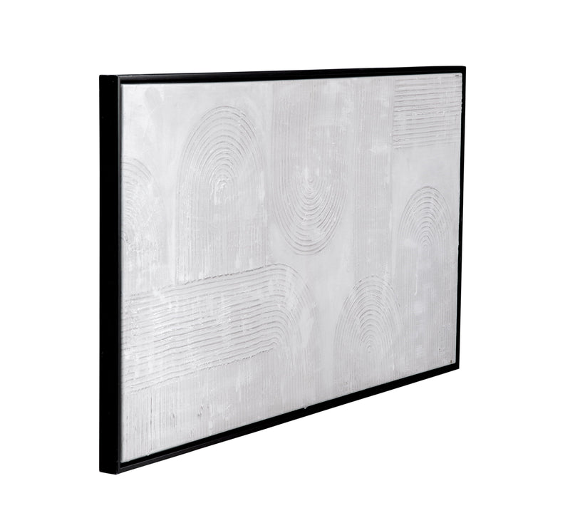 Simon - Canvas Art - White