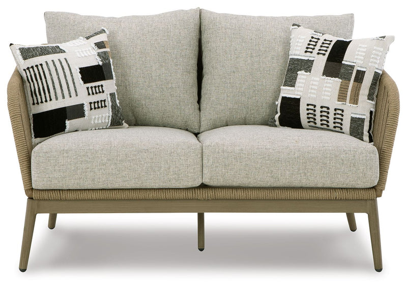 Swiss Valley - Beige - Loveseat W/Cushion.