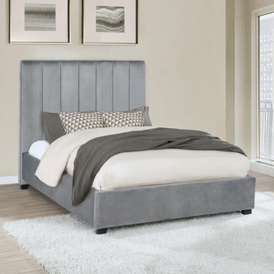 Arles - Vertical Channeled Tufted Bed - Upholstered Beds - Grand Furniture GA