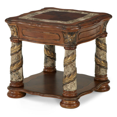 Villa Valencia - End Table - Classic Chestnut.