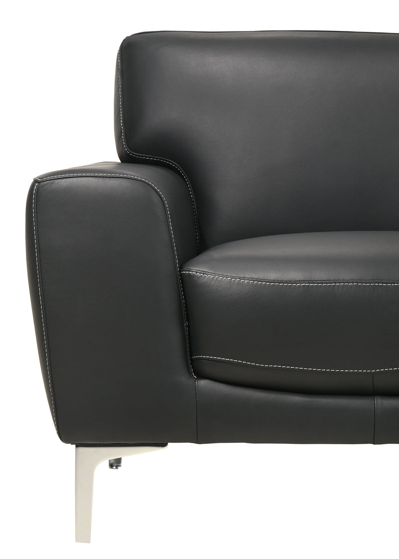 Carrara - Loveseat - Black