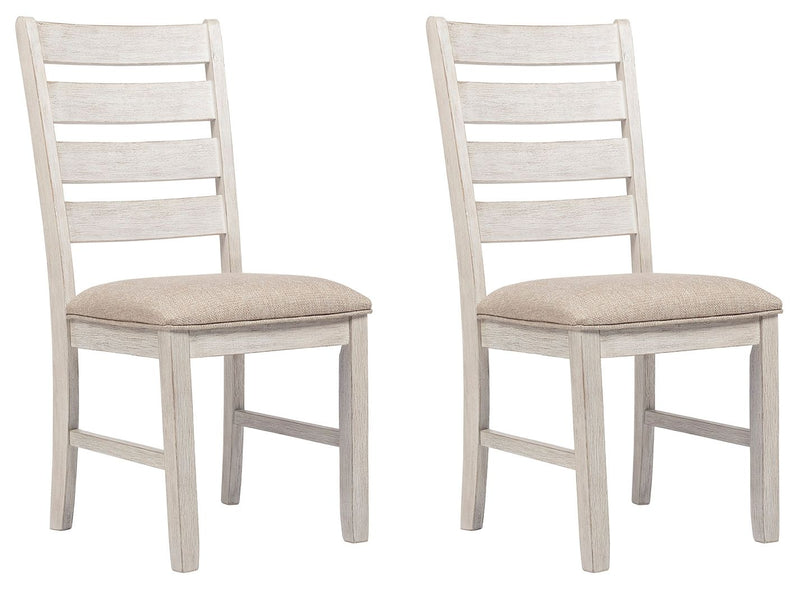 Skempton - White - Dining Uph Side Chair (Set of 2) - Grand Furniture GA