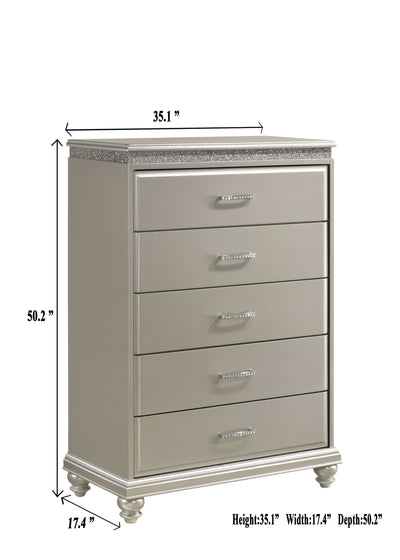 Valiant - Chest - Silver - Grand Furniture GA