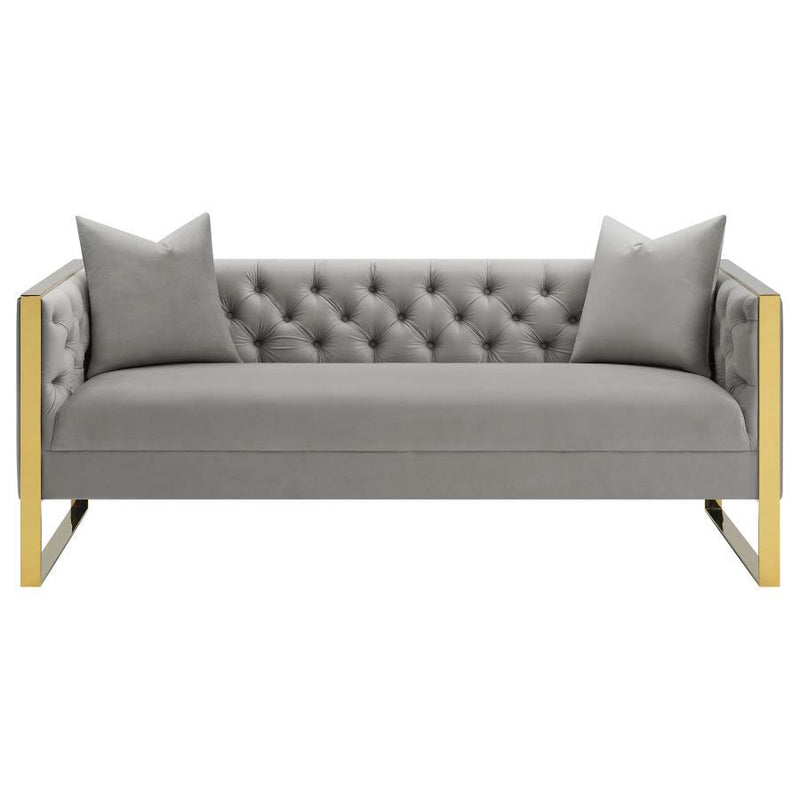 Eastbrook - Tufted Back Sofa - Grey.