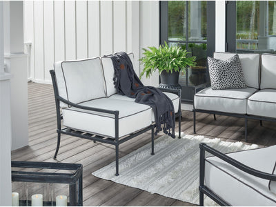 Coastal Living Outdoor - Seneca Loveseat - Pearl Silver.