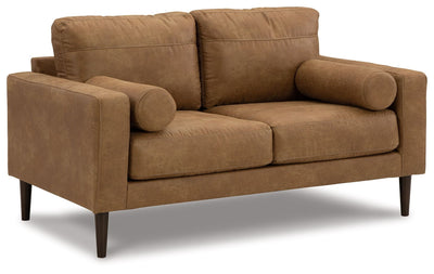 Telora - Caramel - Loveseat.