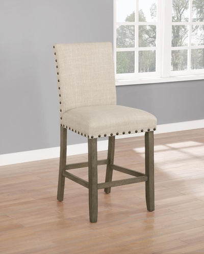 Ralland - Upholstered Bar Stools With Nailhead Trim (Set of 2)