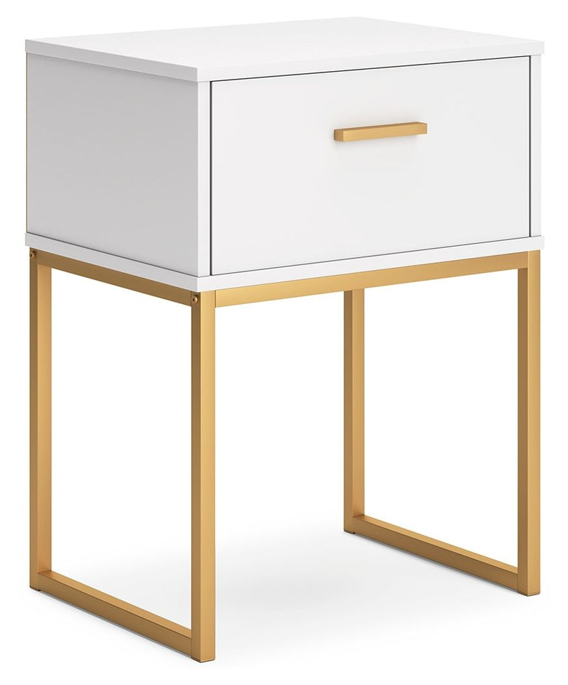 Socalle - Two-tone - One Drawer Night Stand