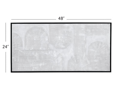 Simon - Canvas Art - White