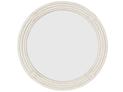 Getaway Round Mirror - White.