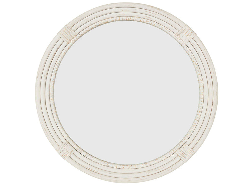 Getaway Round Mirror - White.