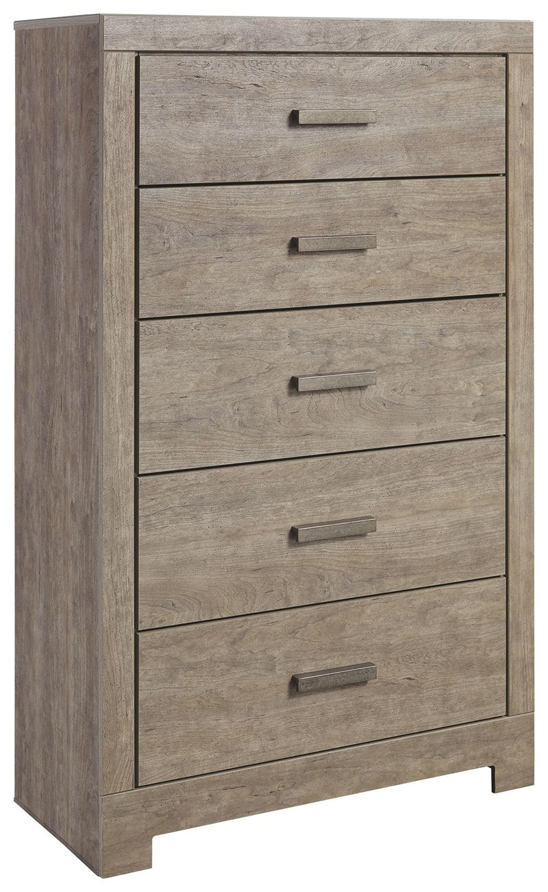 Culverbach - Gray - Five Drawer Chest.