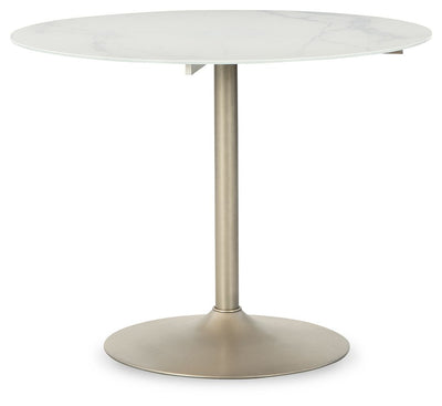 Barchoni - White - Round Dining Room Table.