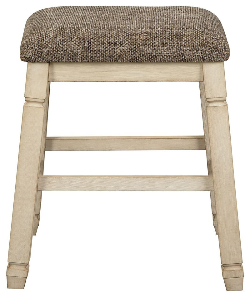 Bolanburg - Beige - Upholstered Stool (Set of 2).