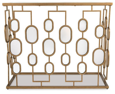 Majaci - Gold Finish - Console Table
