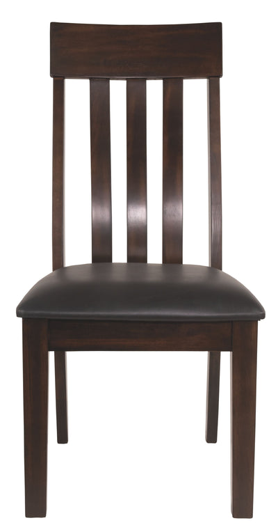 Haddigan - Dark Brown - Dining Uph Side Chair (Set of 2).