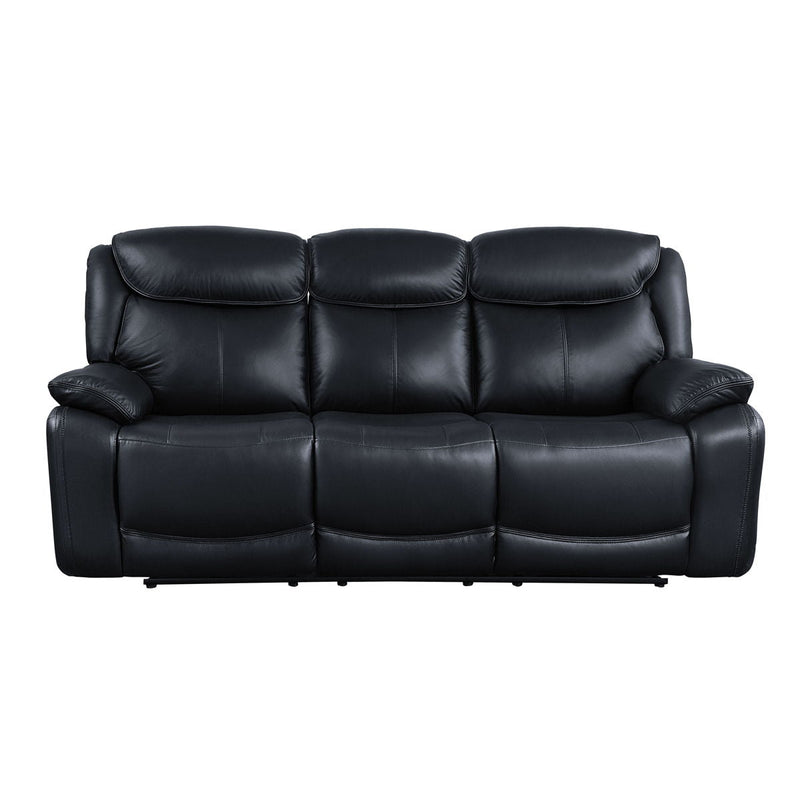 Ralorel - Sofa - Black Top Grain Leather - Grand Furniture GA