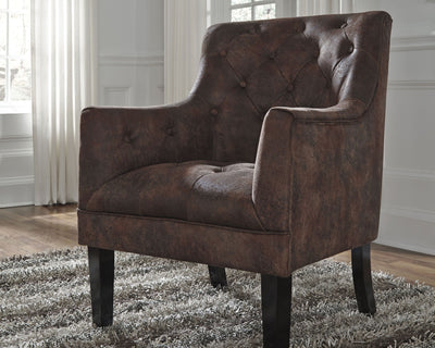 Drakelle - Mahogany - Accent Chair.