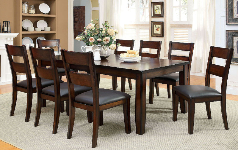 Dickinson - Dining Table With X Leaf - Dark Cherry - Grand Furniture GA