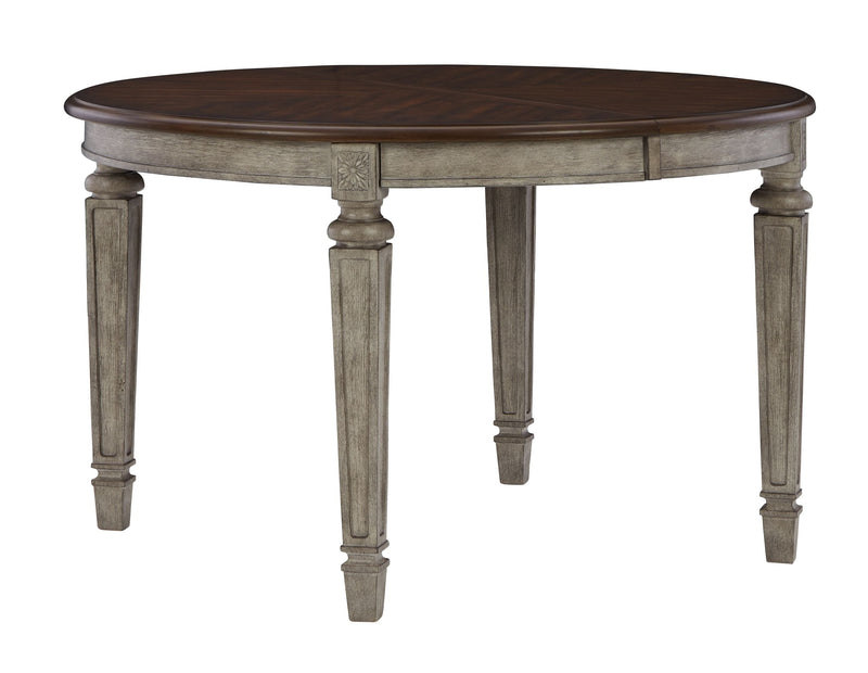 Lodenbay - Antique Gray - Oval Dining Room Extension Table