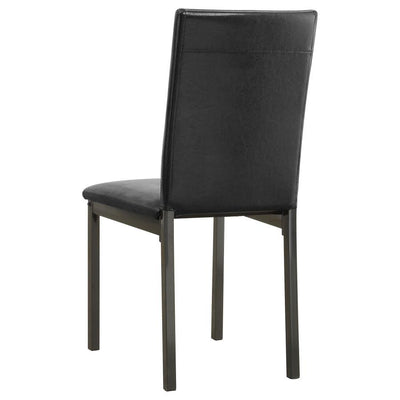 Garza - Upholstered Dining Chairs (Set of 2) - Black.