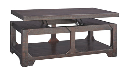 Rogness - Rustic Brown - Lift Top Cocktail Table.