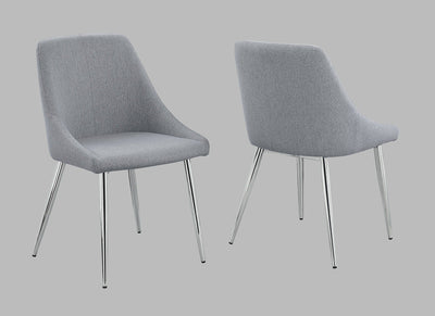 Tola - Dining Chair (Set of 2) - Pearl Silver.