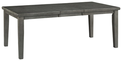 Hallanden - Gray - Rect Drm Butterfly Ext Table.