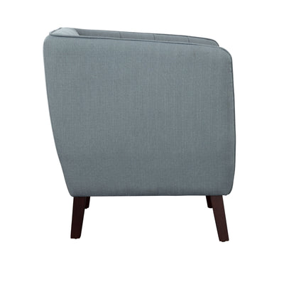 Studio - Accent Chair - Blue Green & Espresso