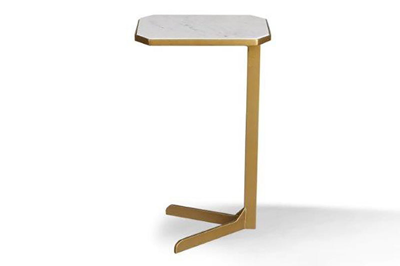 Crossings Eden - Accent Table - Iron and Marble