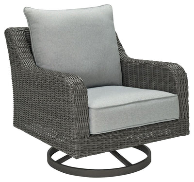 Elite Park - Gray - Swivel Lounge W/ Cushion.