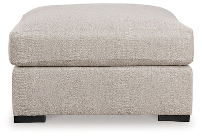 Ballyton - Sand - Oversized Accent Ottoman