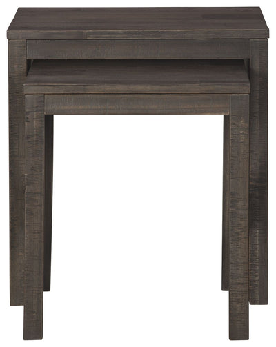 Emerdale - Gray - Accent Table Set (Set of 2).