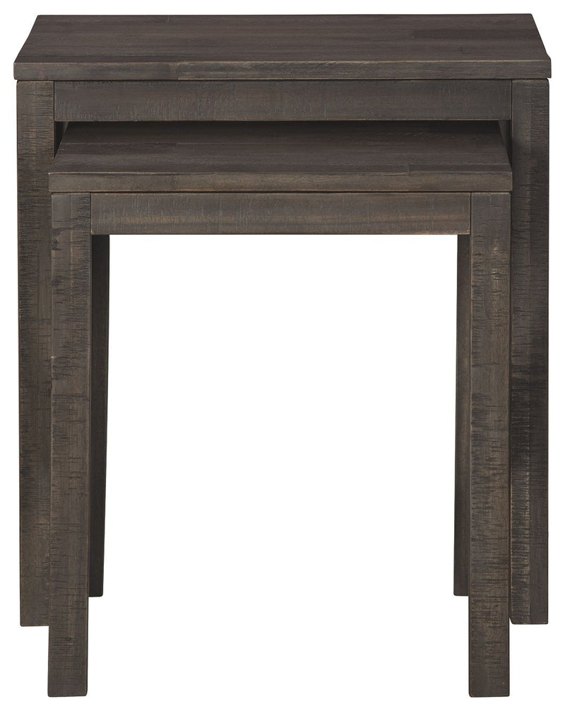 Emerdale - Gray - Accent Table Set (Set of 2).