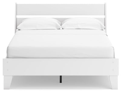 Socalle - Two-tone - Full Panel Platform Bed