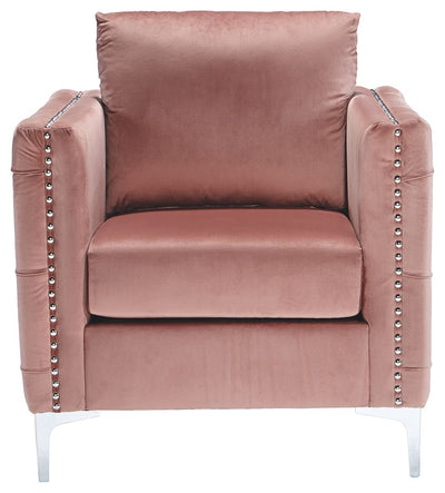 Lizmont - Blush Pink - Accent Chair