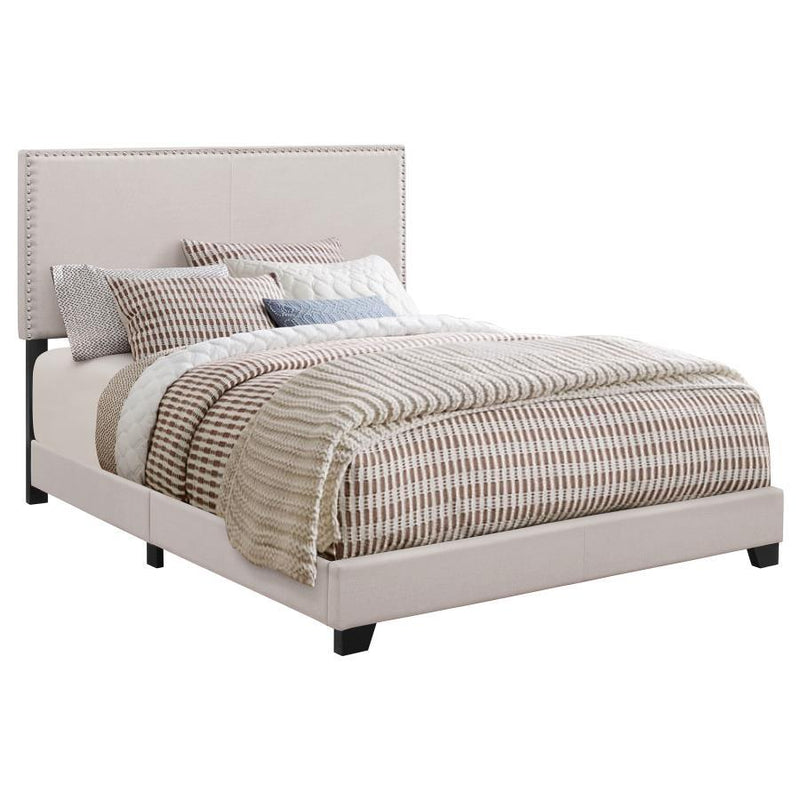 Boyd - Upholstered Bed with Nailhead Trim - Grand Furniture GA