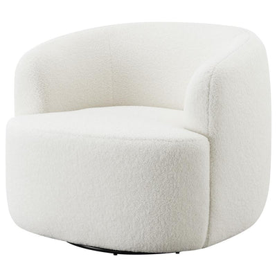 Hudson - Upholstered Swivel Chair - Natural.